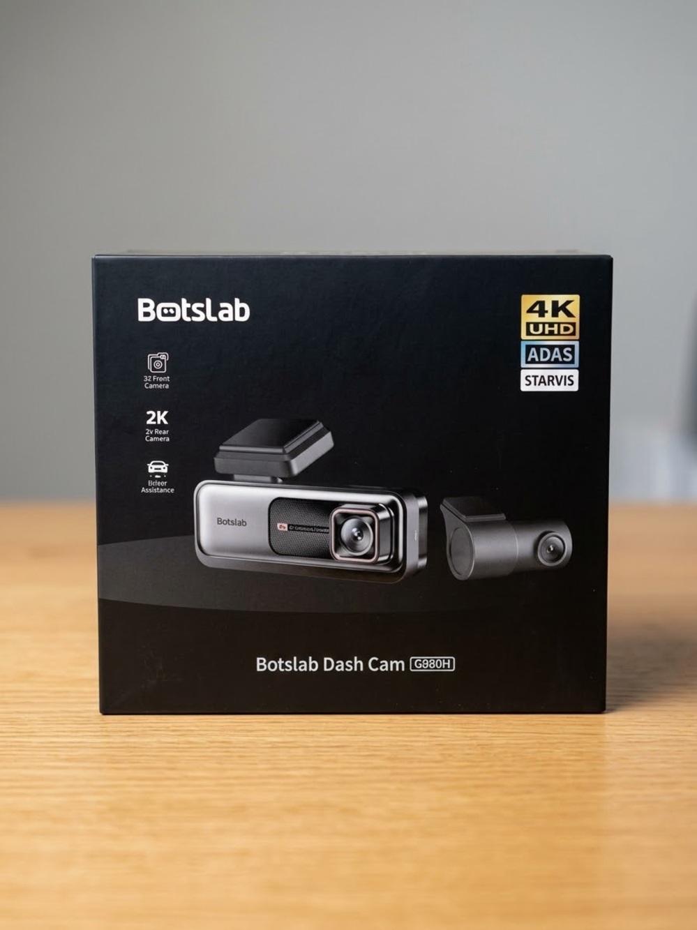 Black Dash Cam G880H - 4K Front & Rear Recording
